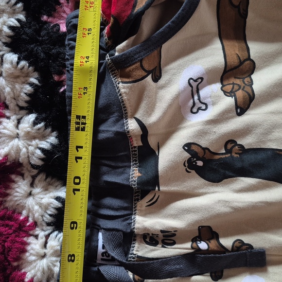Lazy One Womens PJ Pants Large Wiener Dog Dachshund Sleeper Loungewear Comfy - Picture 8 of 13